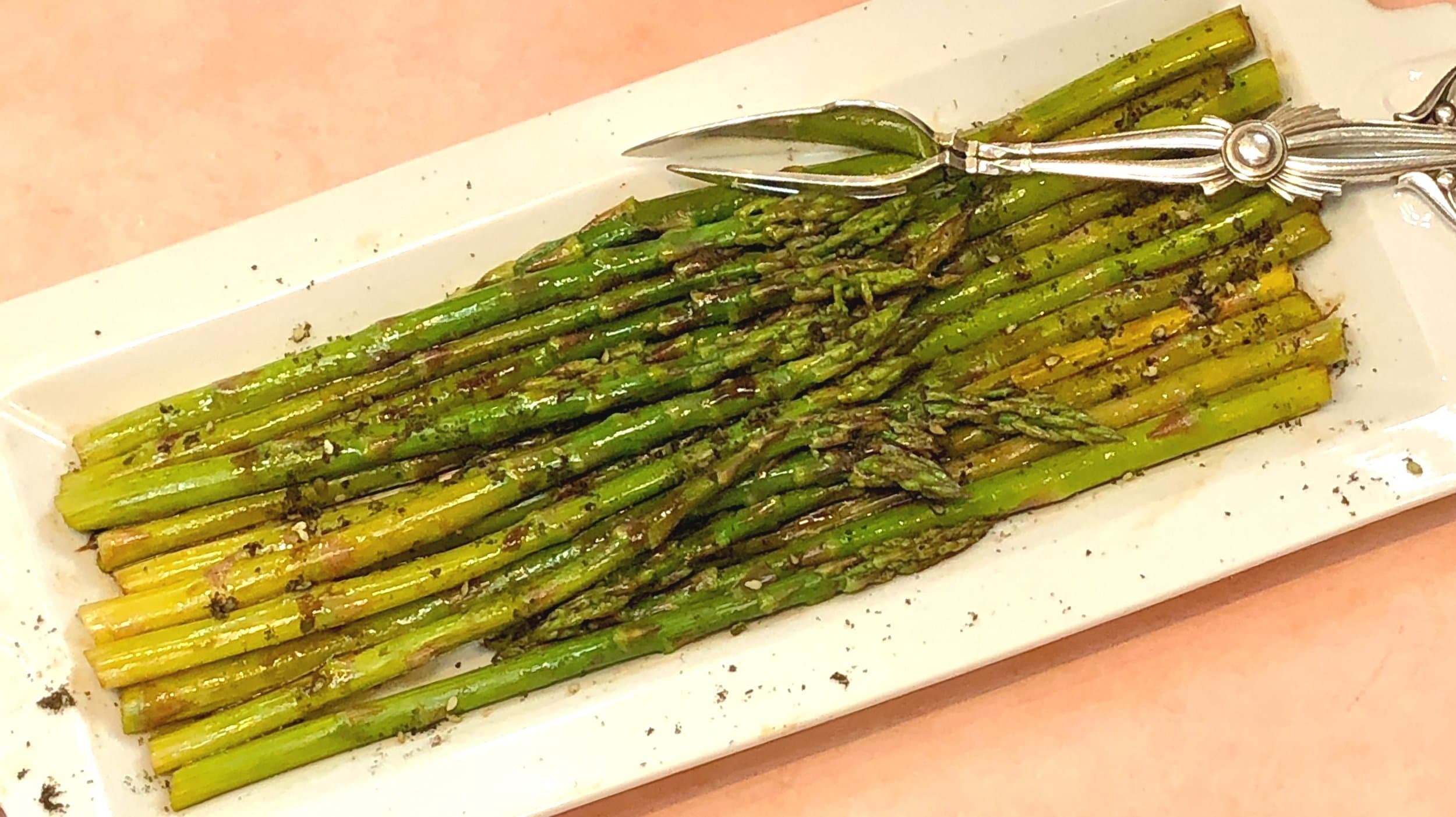 Roasted Asparagus with Zatar