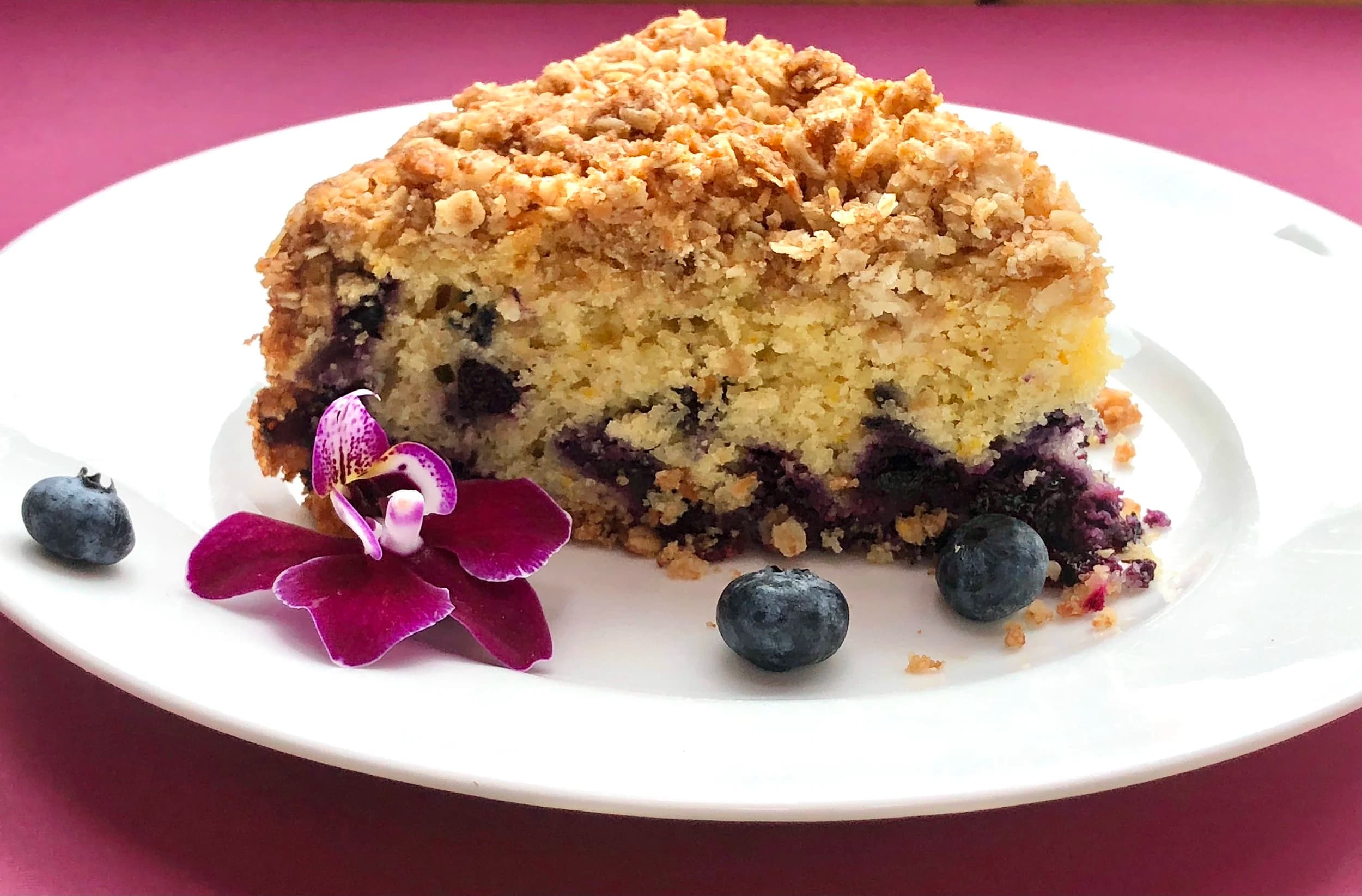 Blueberry-Orange Crumb Cake