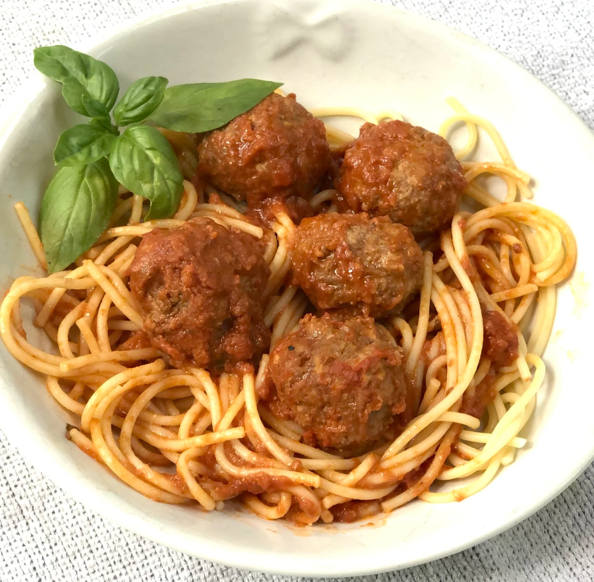 Meatballs in Marinara Sauce