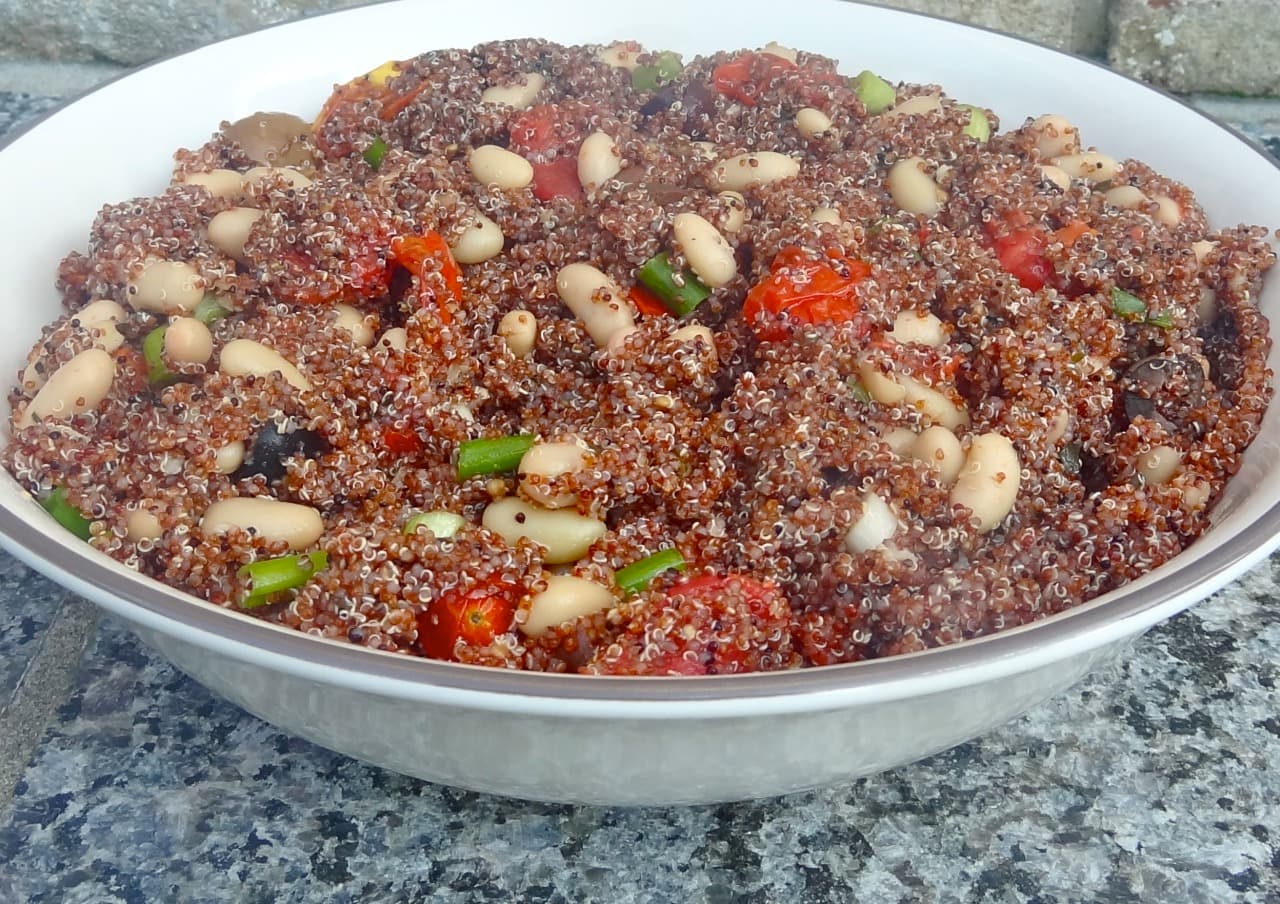 Kaniwa Salad with Roasted Tomatoes