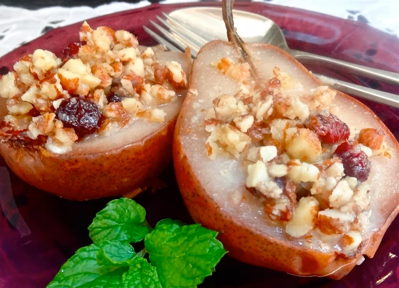 Baked Stuffed Pears