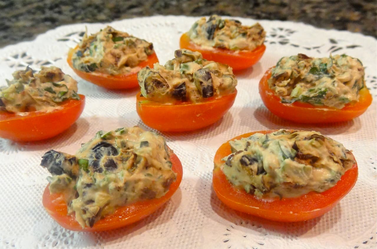 Stuffed Grape Tomatoes