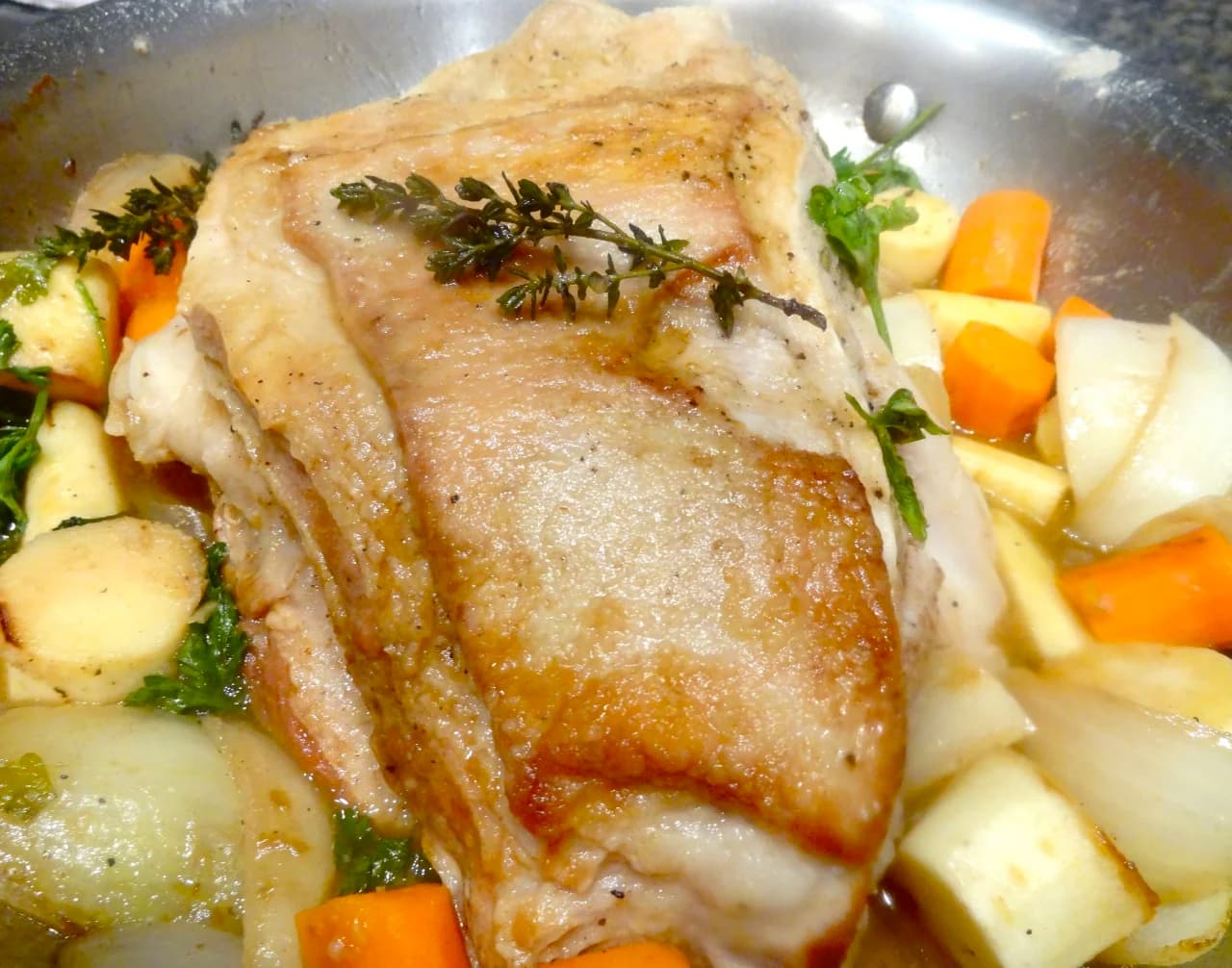 Braised Breast of Veal