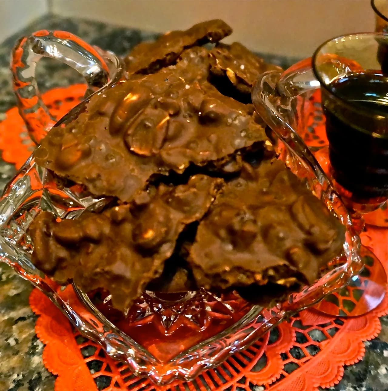 Chocolate Bark with Tangerine and Cayenne