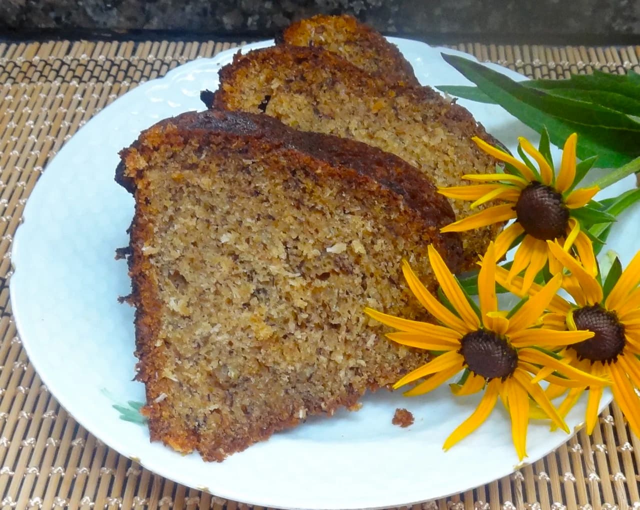 Banana Bread with Oats and Coconut