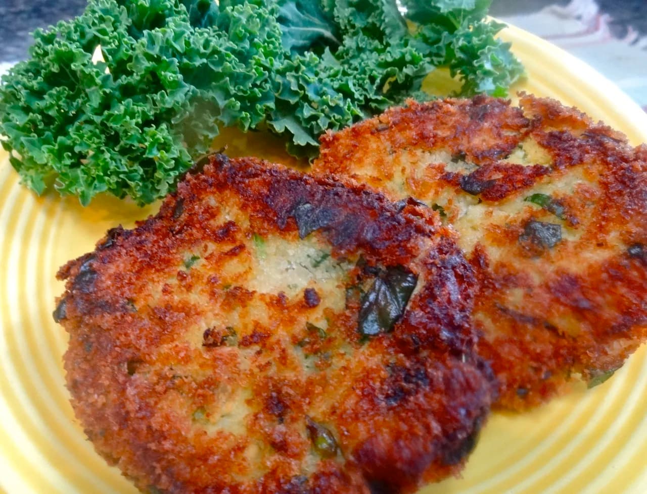 Salmon, Potato and Spinach Cakes