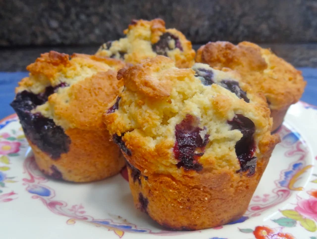 Blueberry Corn Muffins