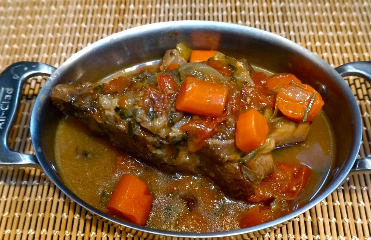 The Original Lamb Shanks with White Wine and Rosemary