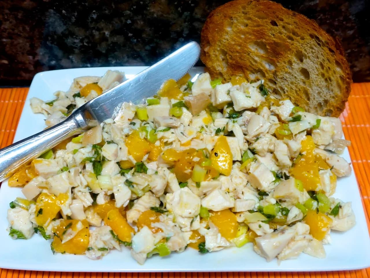Chicken and Peach Salad