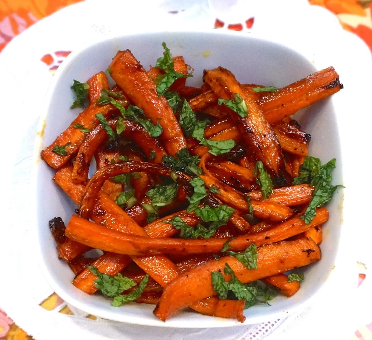 Carrots with Pomegranate Molasses Glaze