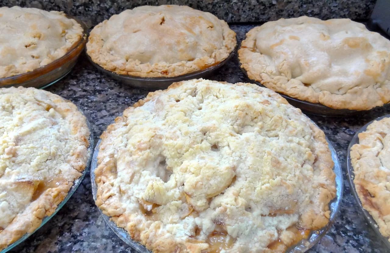 Pie Streusel and how do you approach bulk cooking?