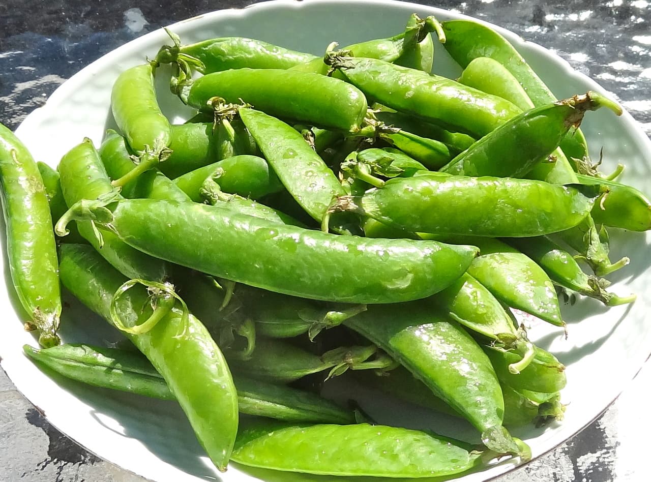 Sauteed Peas with Orange