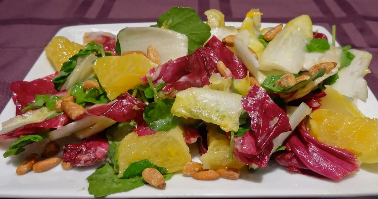 Bitter Greens Salad with Orange