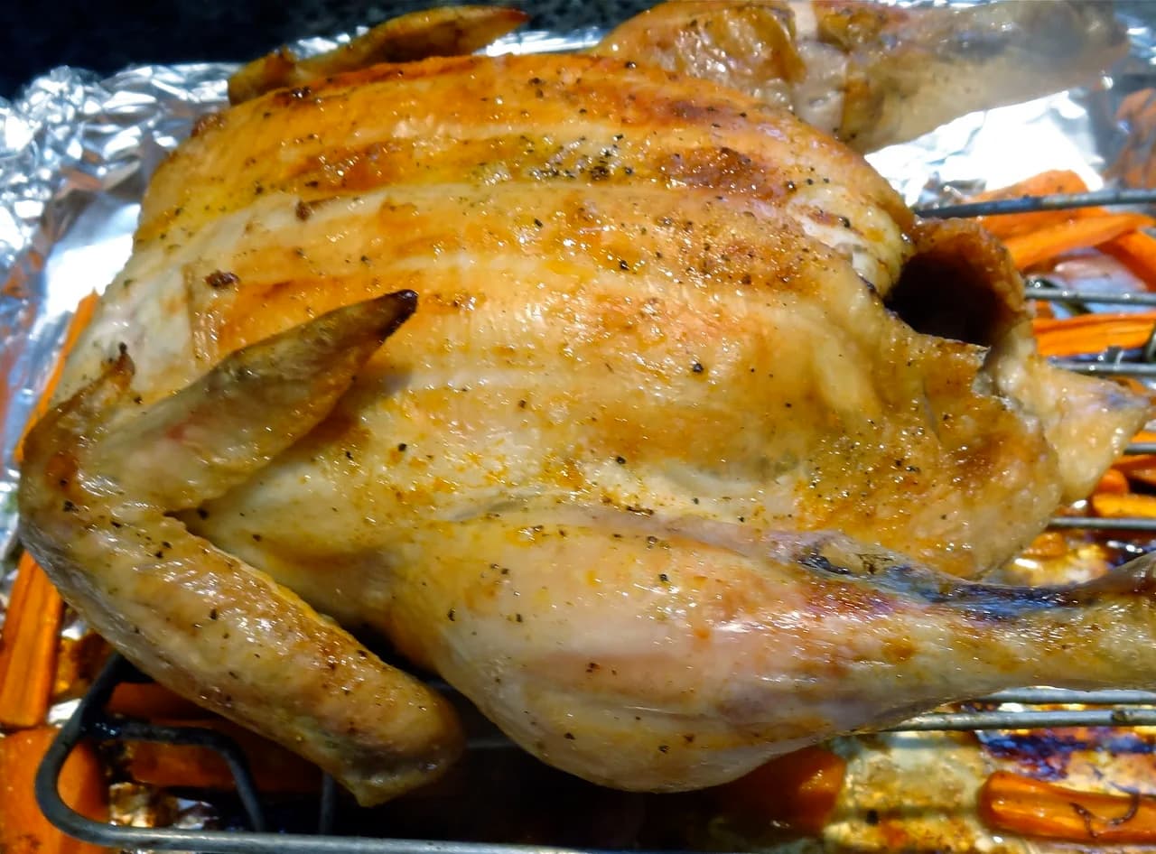 Roasted Chicken and Carrots