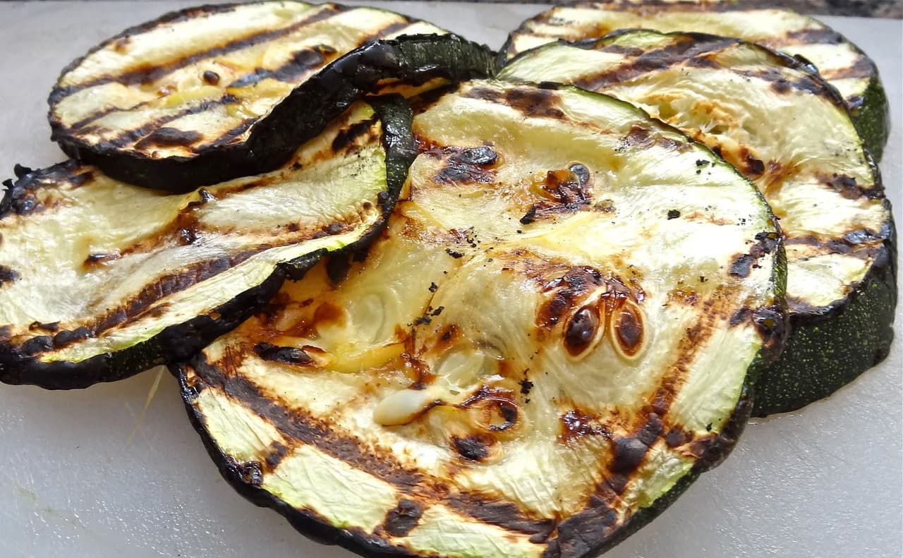 Grilled Zucchini with Lemon