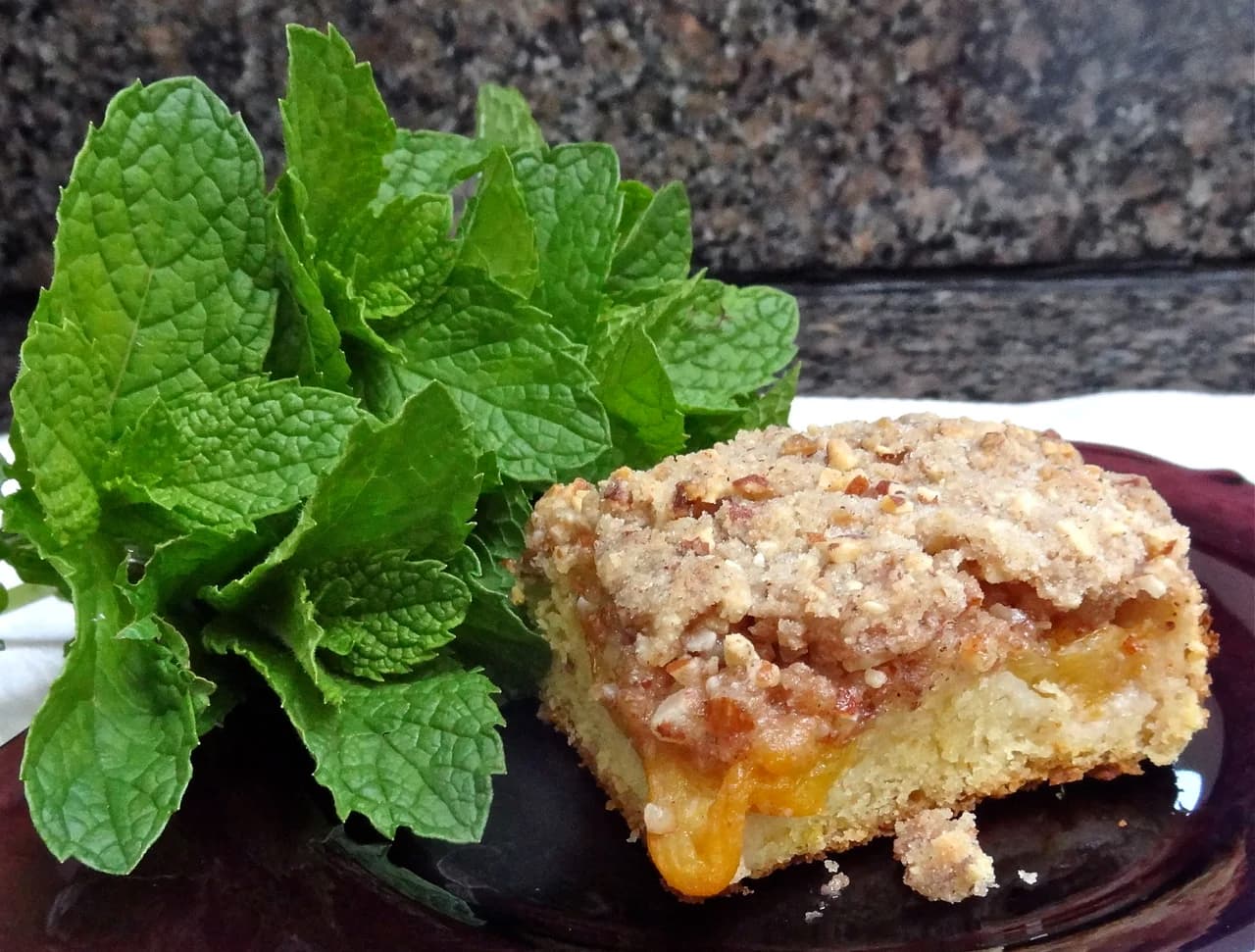 Peach Streusel Cake