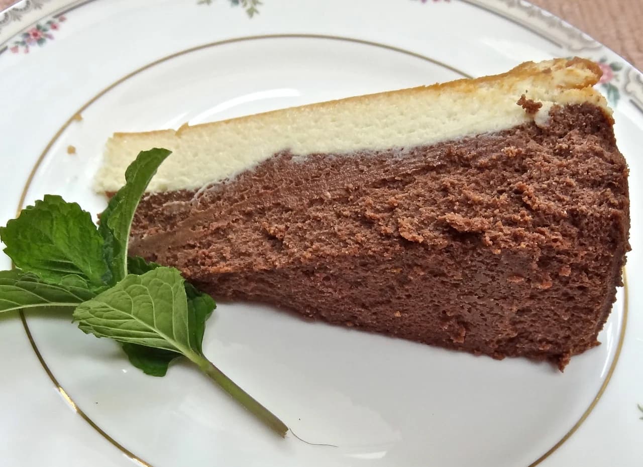 Half and Half Cheesecake