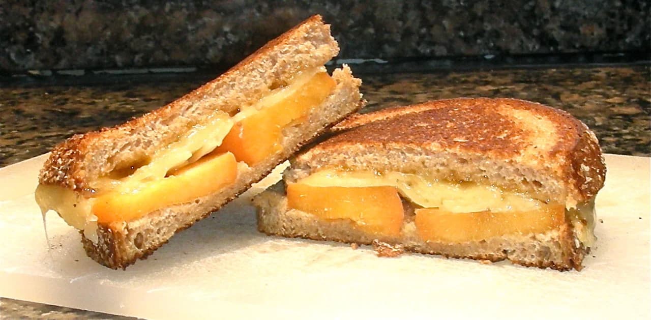 Grilled Cheese with Fruit and Jam