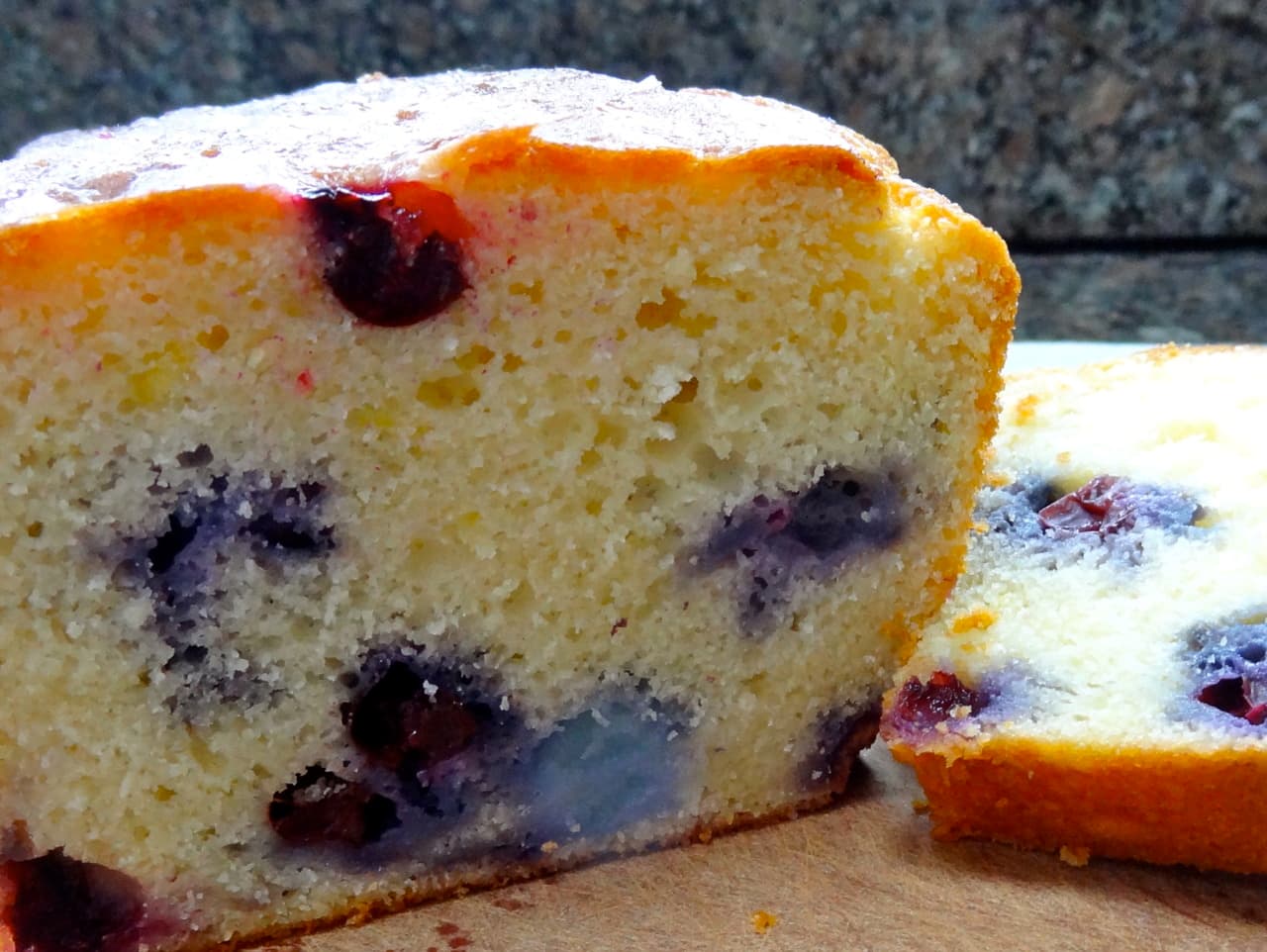 Eggless Lemon-Blueberry Tea Bread