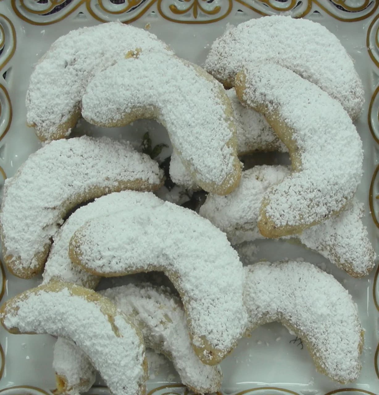 Almond/Hazelnut Crescent Cookies
