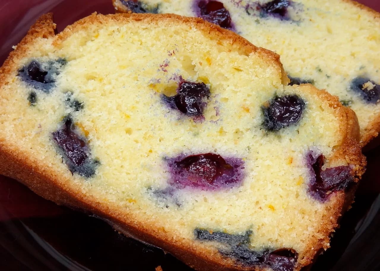 Orange Blueberry Tea Bread