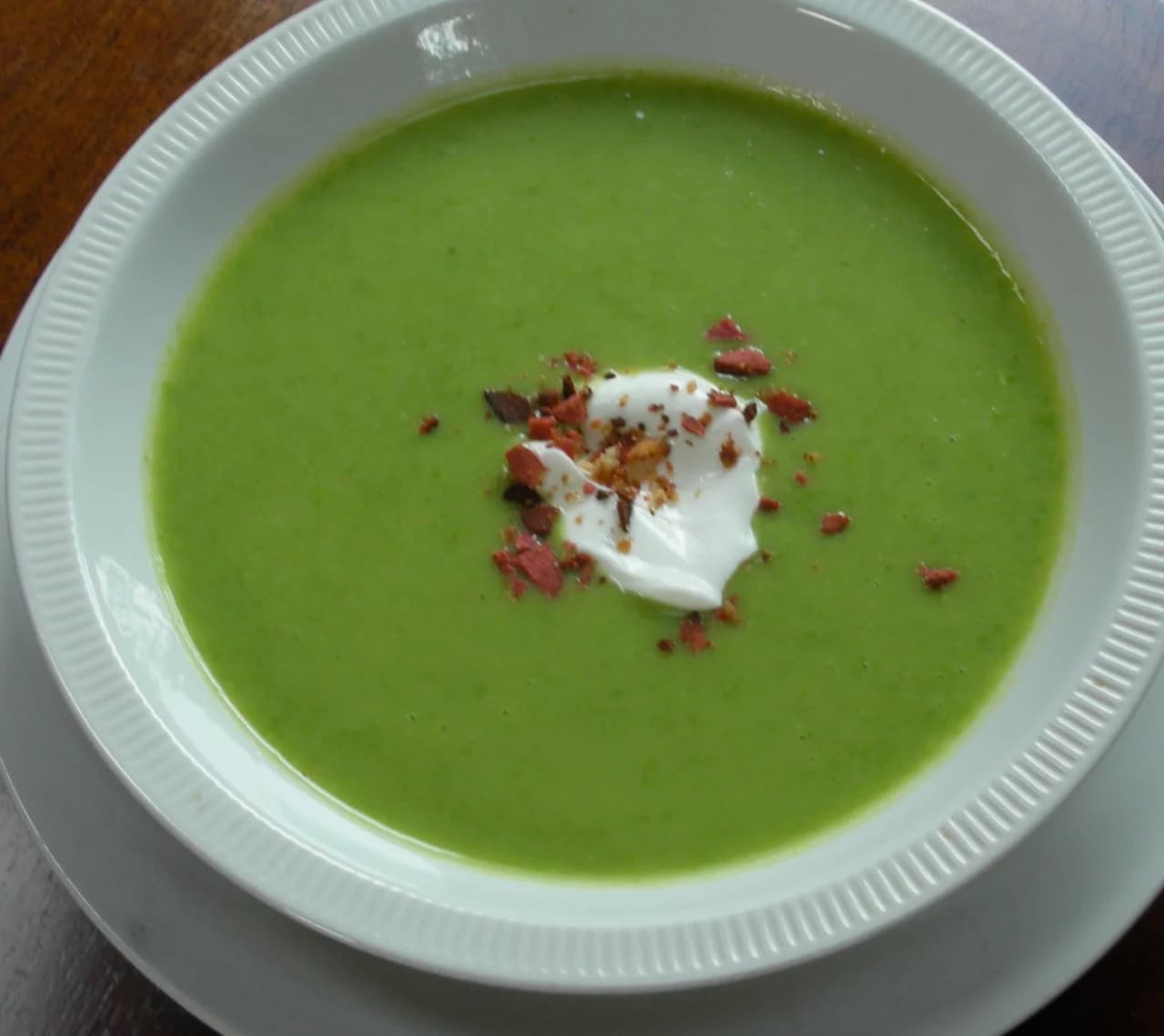 Cold Summer Pea Soup