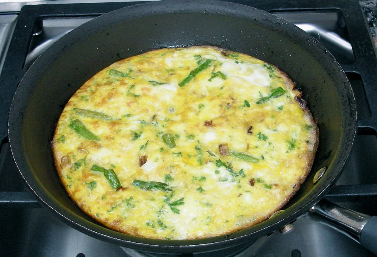 Asparagus and Feta Frittata