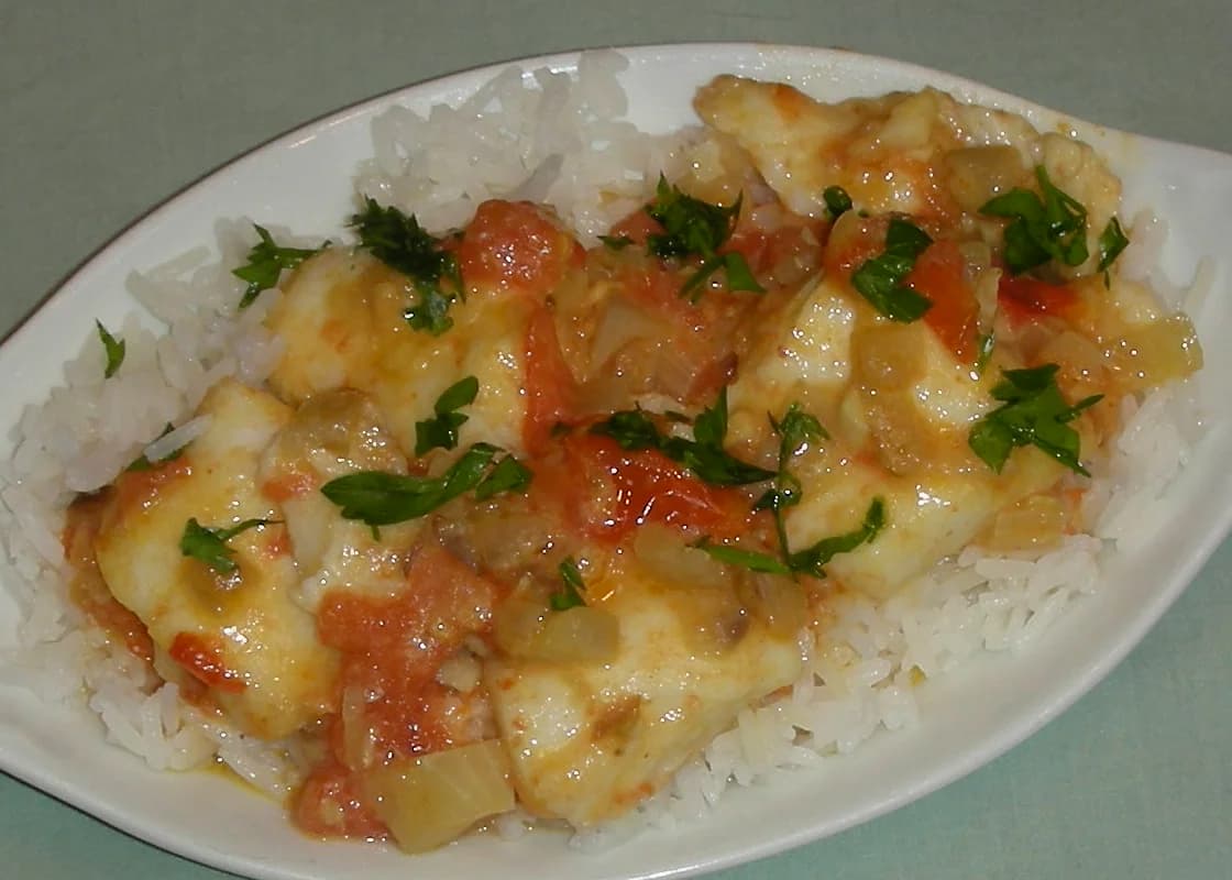 Snapper in Coconut Curry