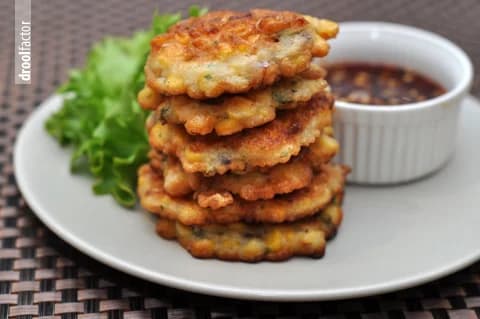Spicy Corn Fritters