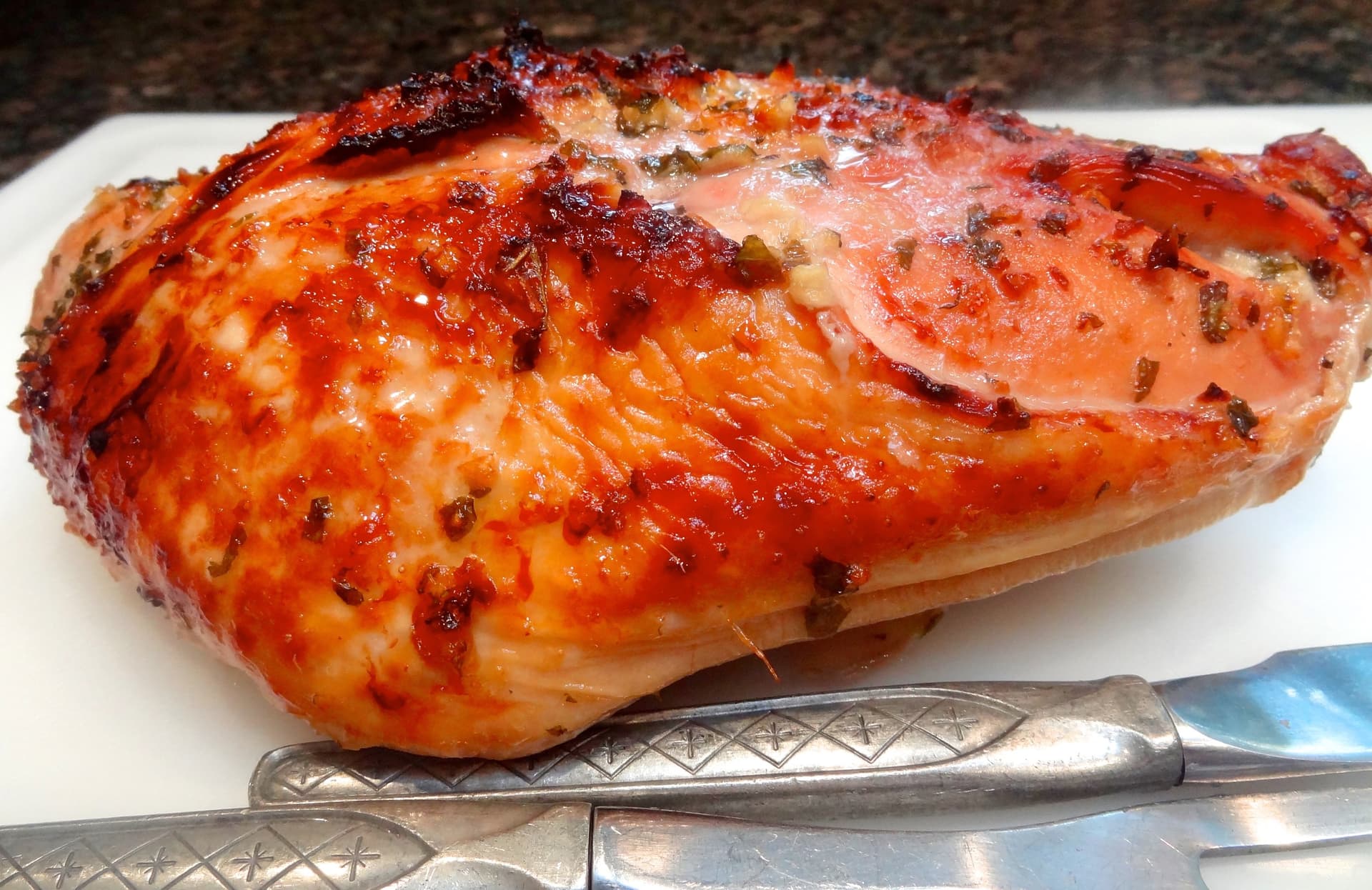 Roasting a turkey half breast