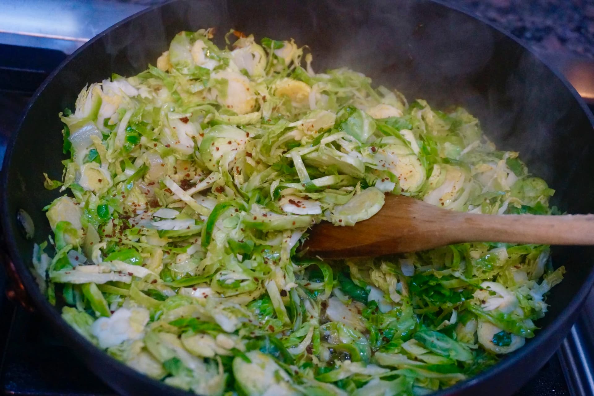 Brussels Sprouts with Shallots and Lemon