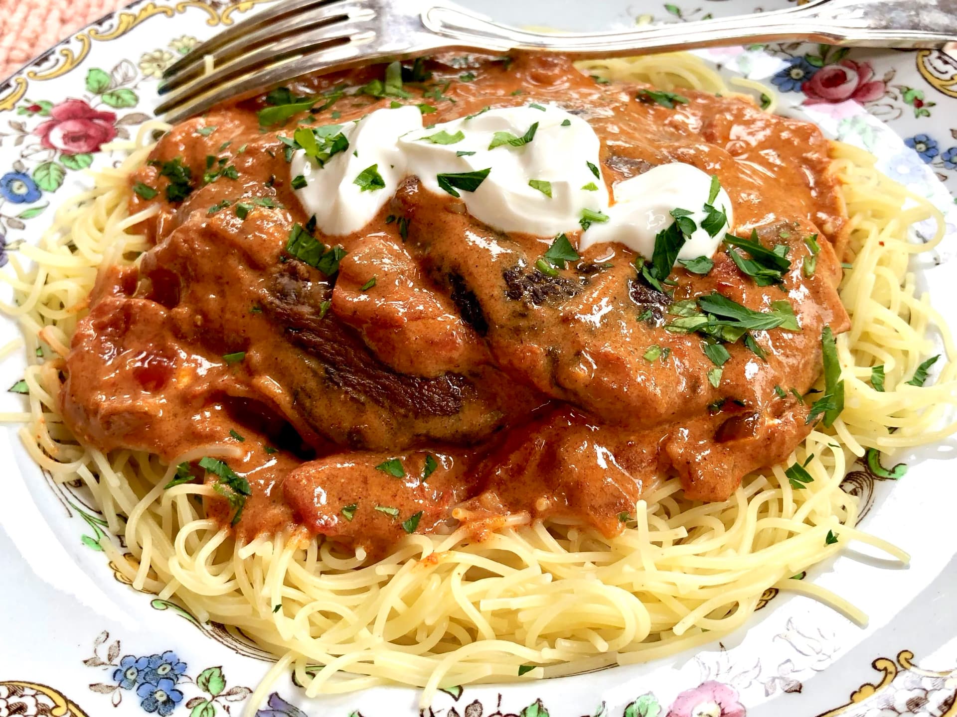 Portobello Mushroom Paprikash