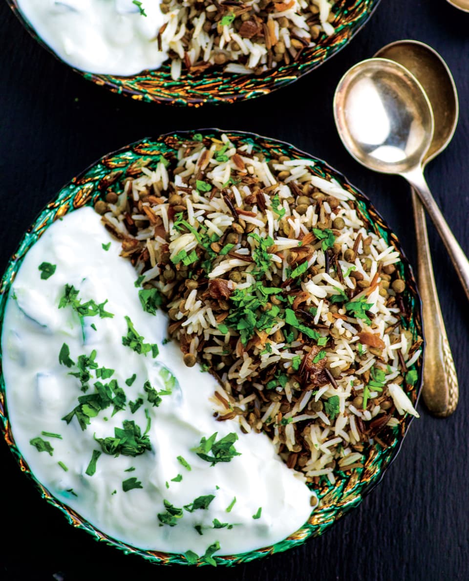 Tahini Turmeric and Mjadra