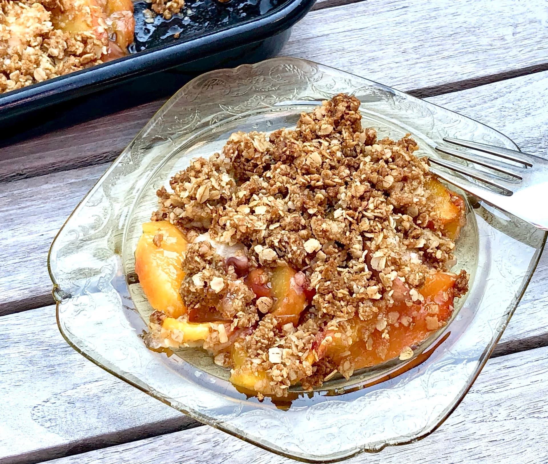 Gluten-Free Peach Crisp