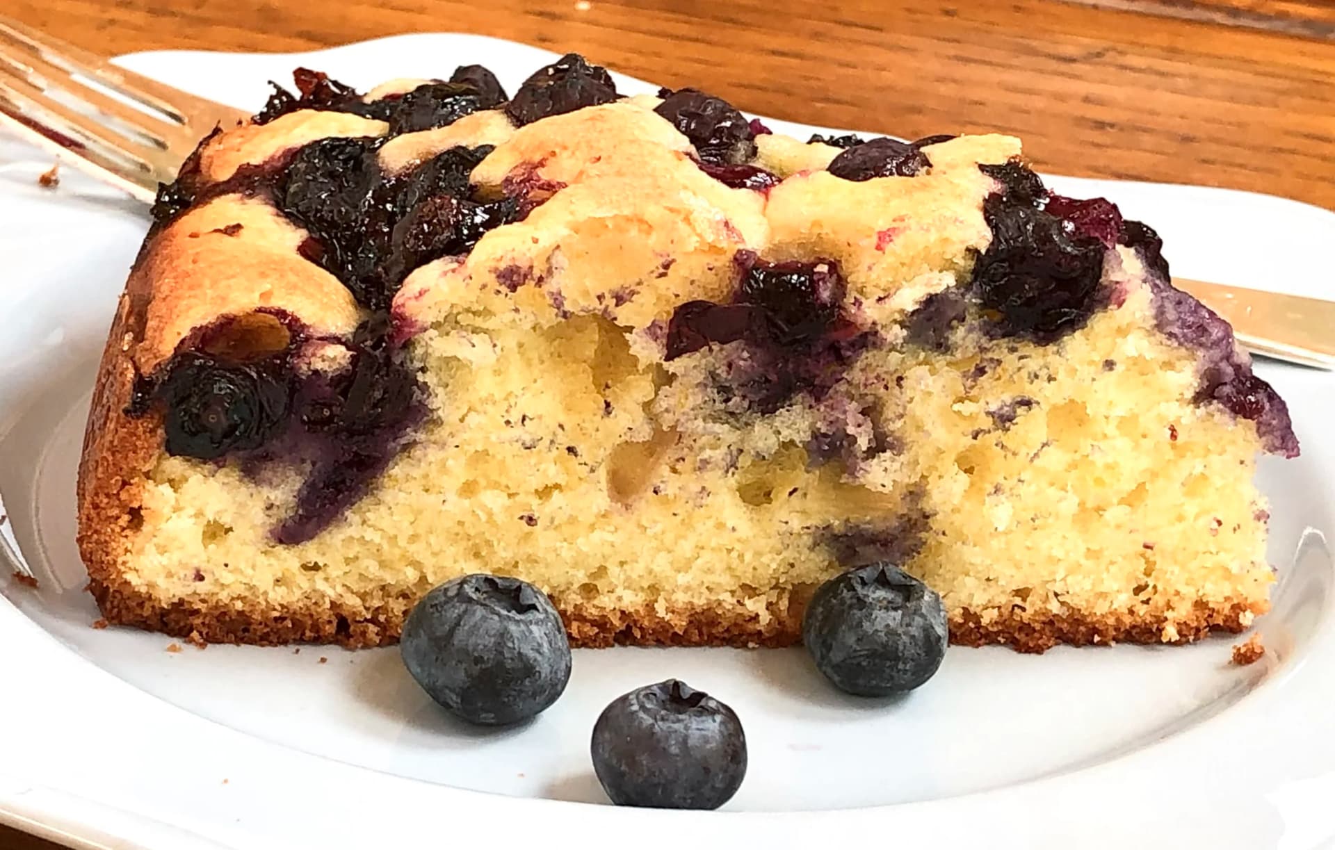Blueberry Yogurt Torte