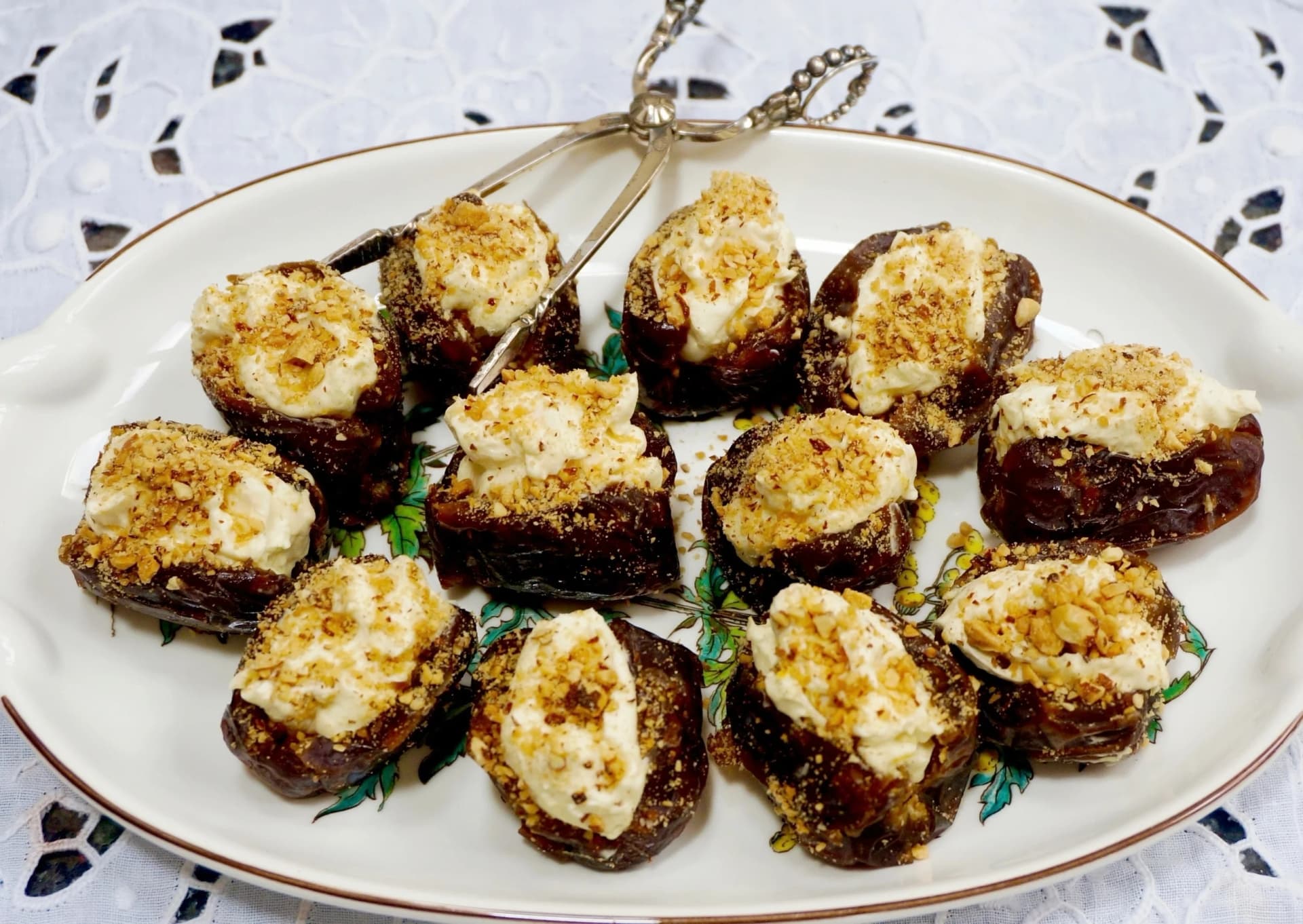 Orange-Vanilla Flavored Cheese Stuffed Dates