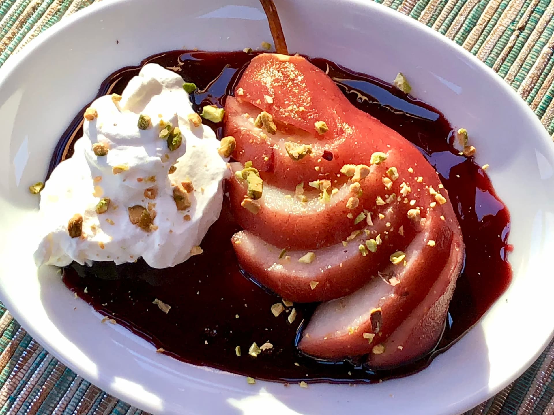 Wine-Poached Pears
