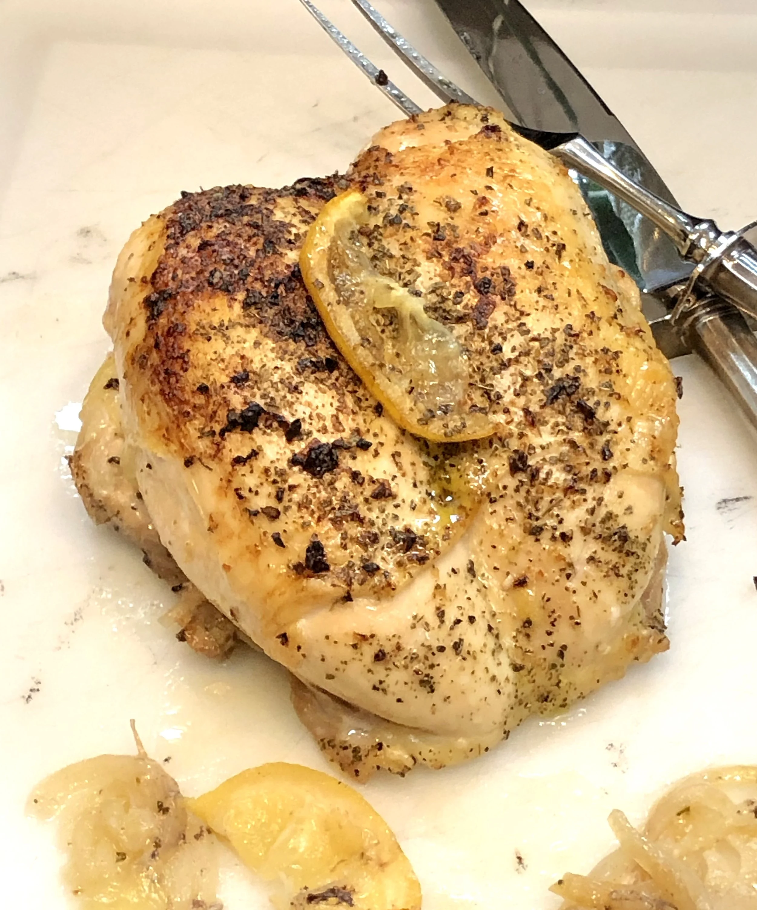 Lemon Oregano Roasted Chicken