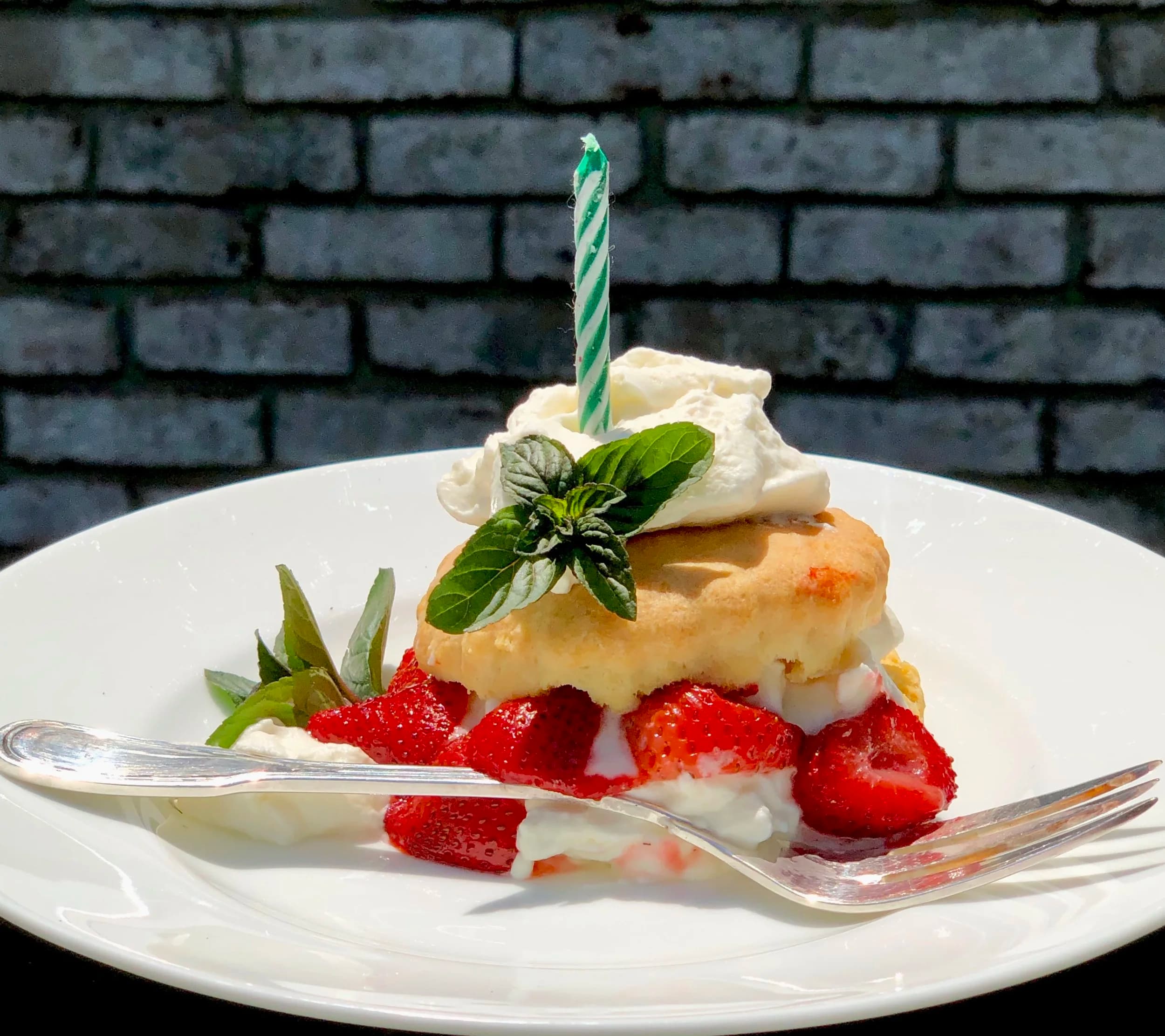 Sauteed Strawberry Strawberry Shortcake