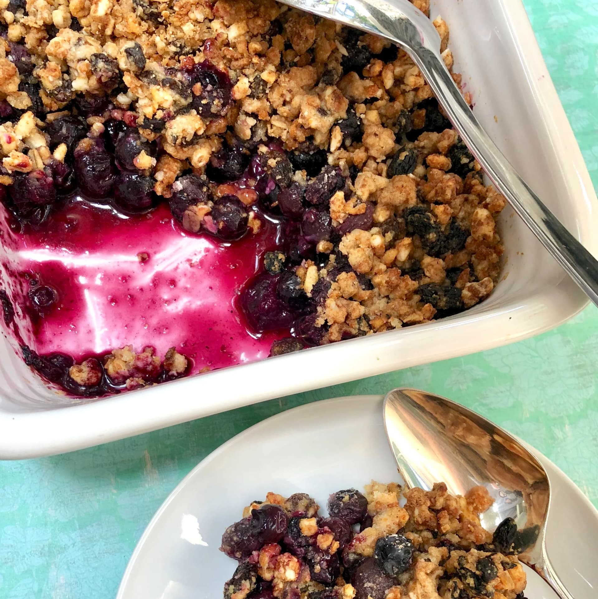 Blueberry Granola Crisp