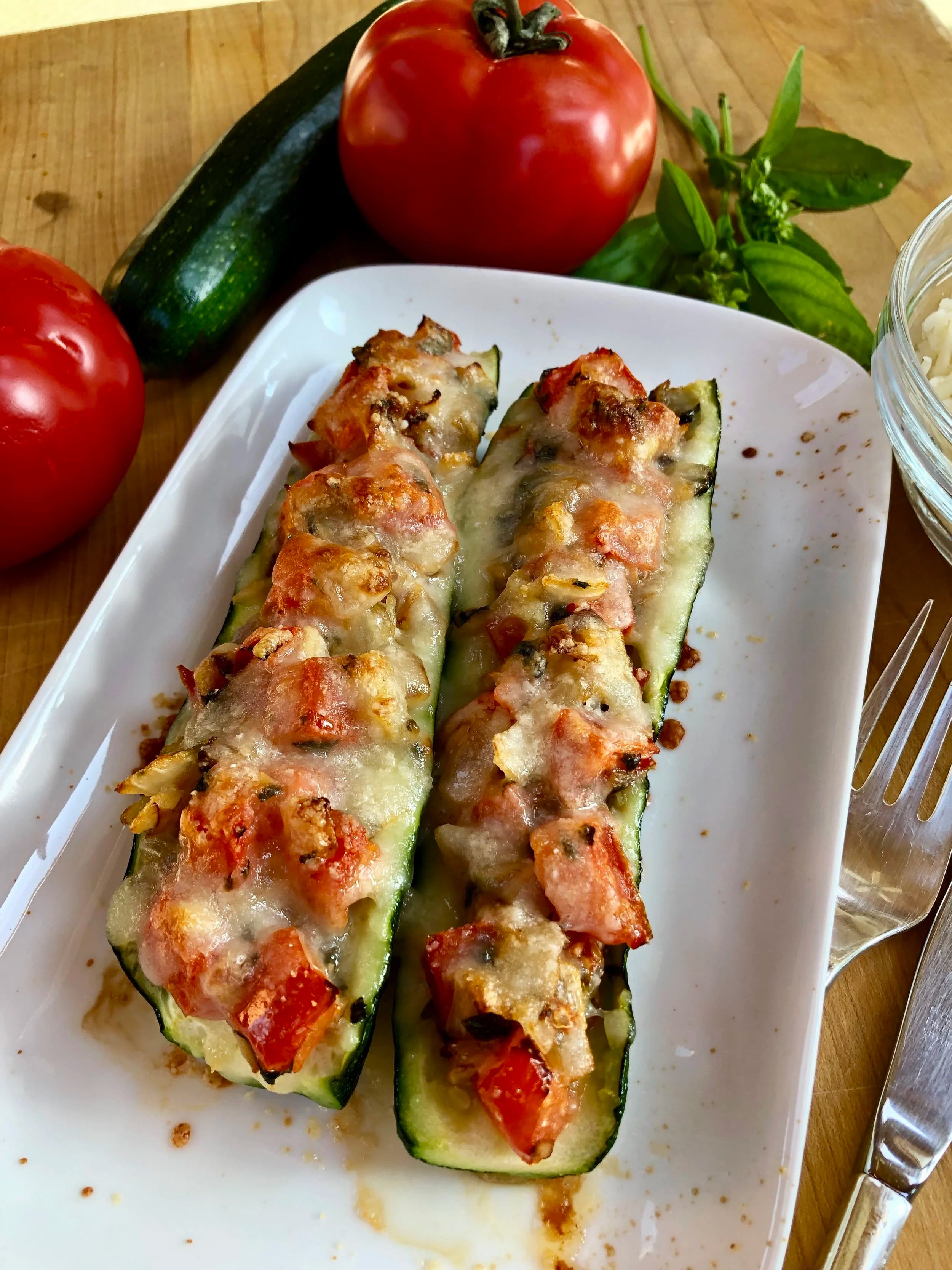 Stuffed Zucchini Boats