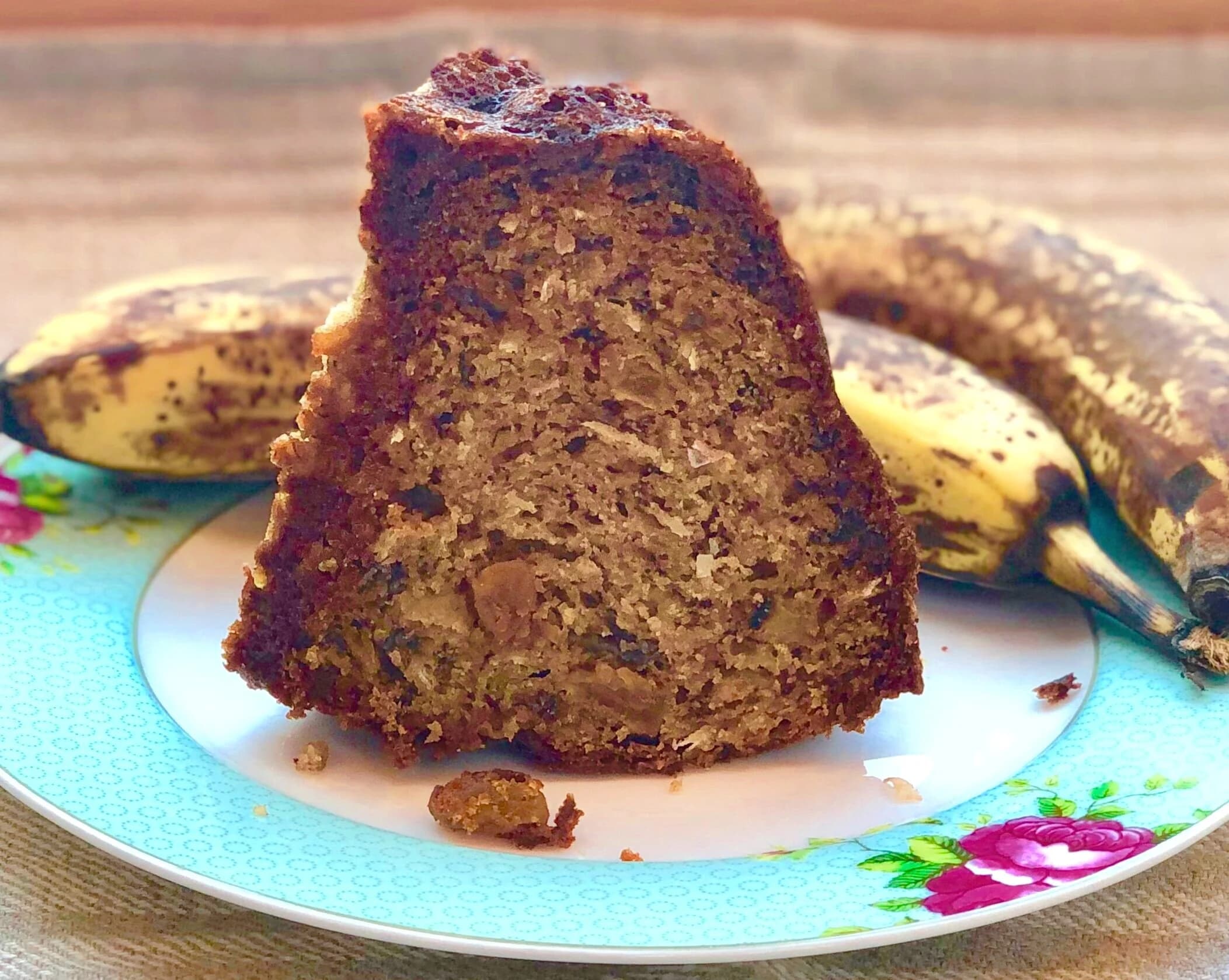 Banana Oat Cake with Coconut