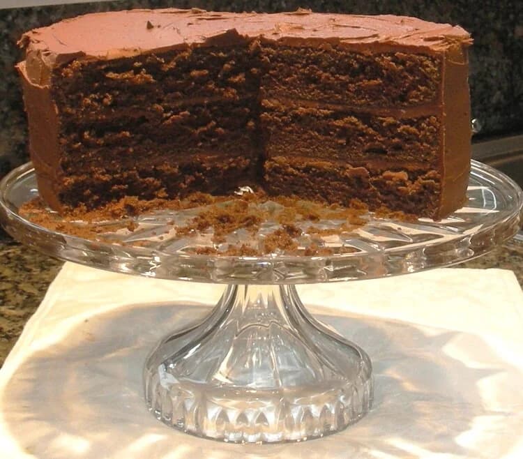 One Bowl Chocolate Cake with Fudge Frosting