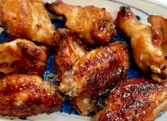 Apricot-Orange Sticky Wings