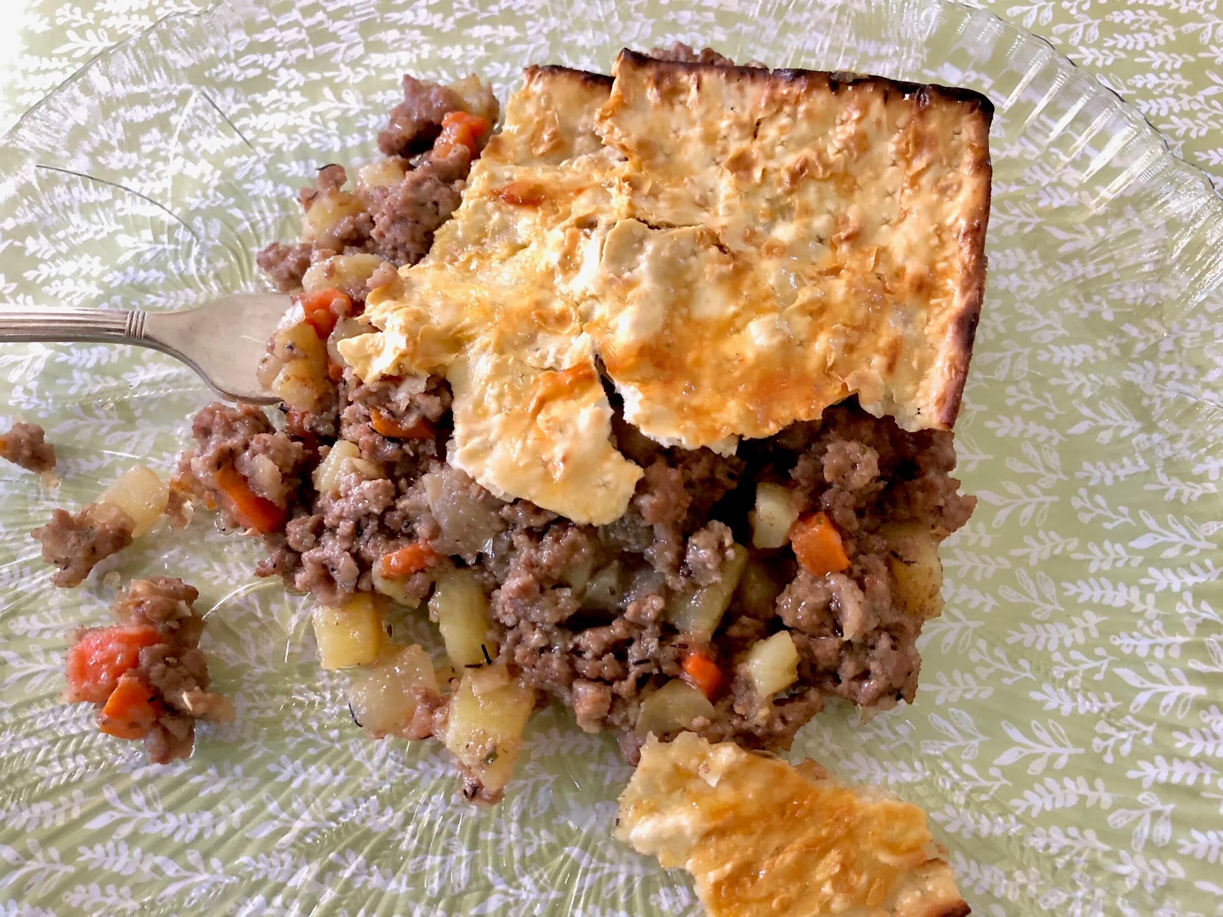 Passover Shepherd's Pie with Matzo Crust