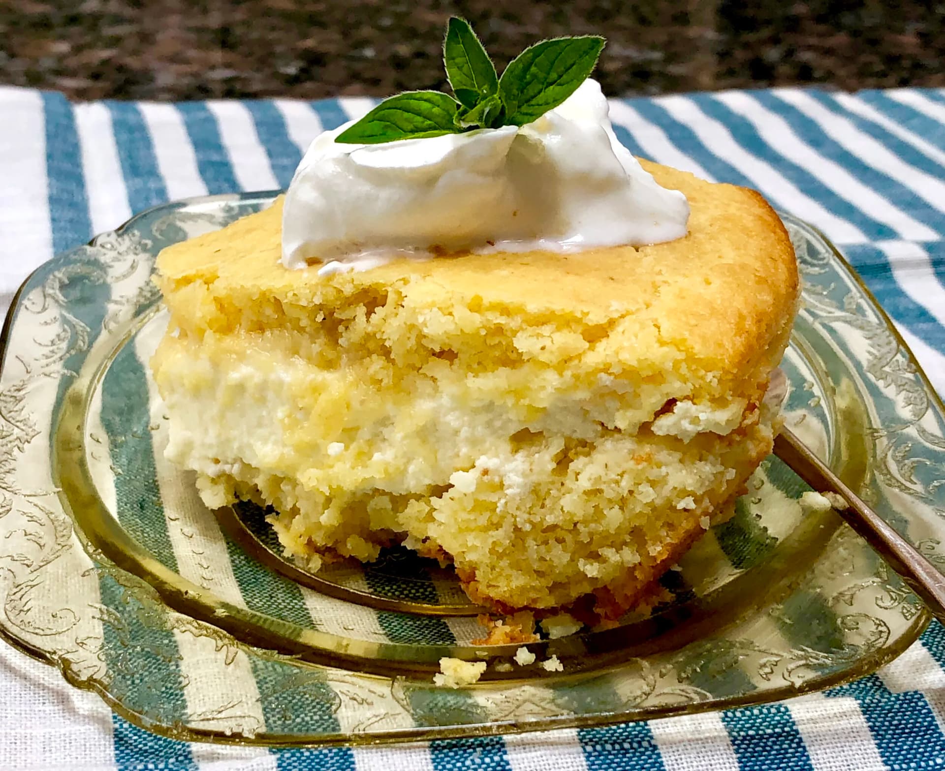 Romanian Cornmeal Cheese Cake