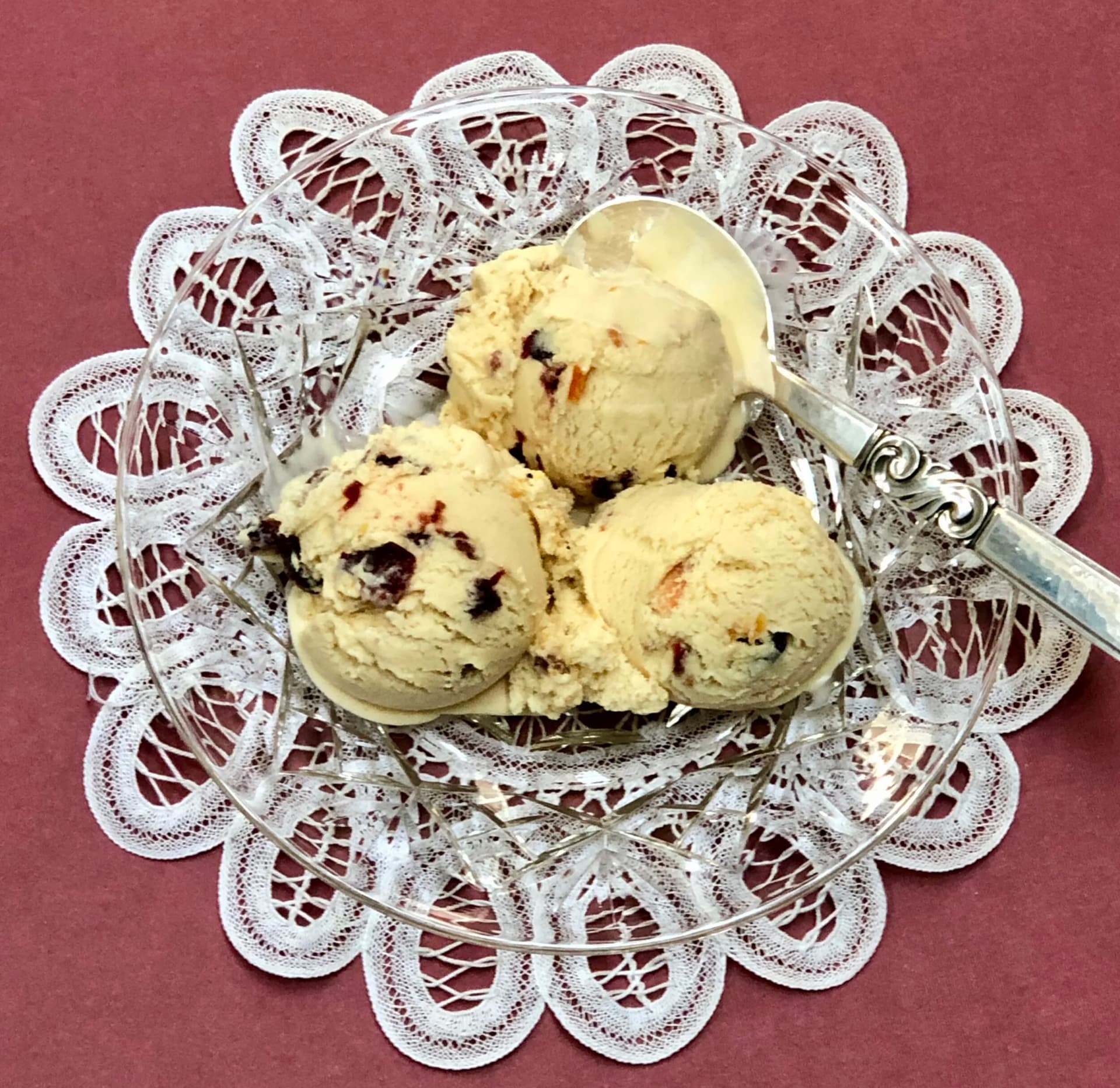 Cranberry Orange Ice Cream