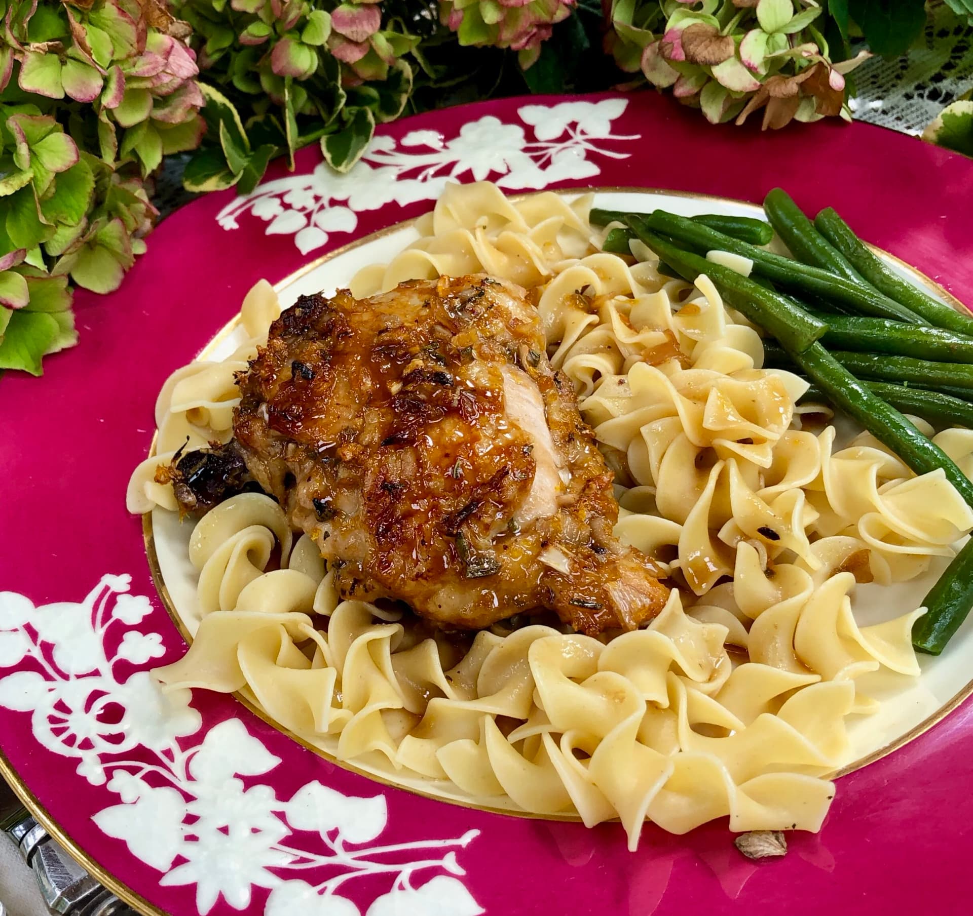 Chicken with Date Honey, Ginger and Orange