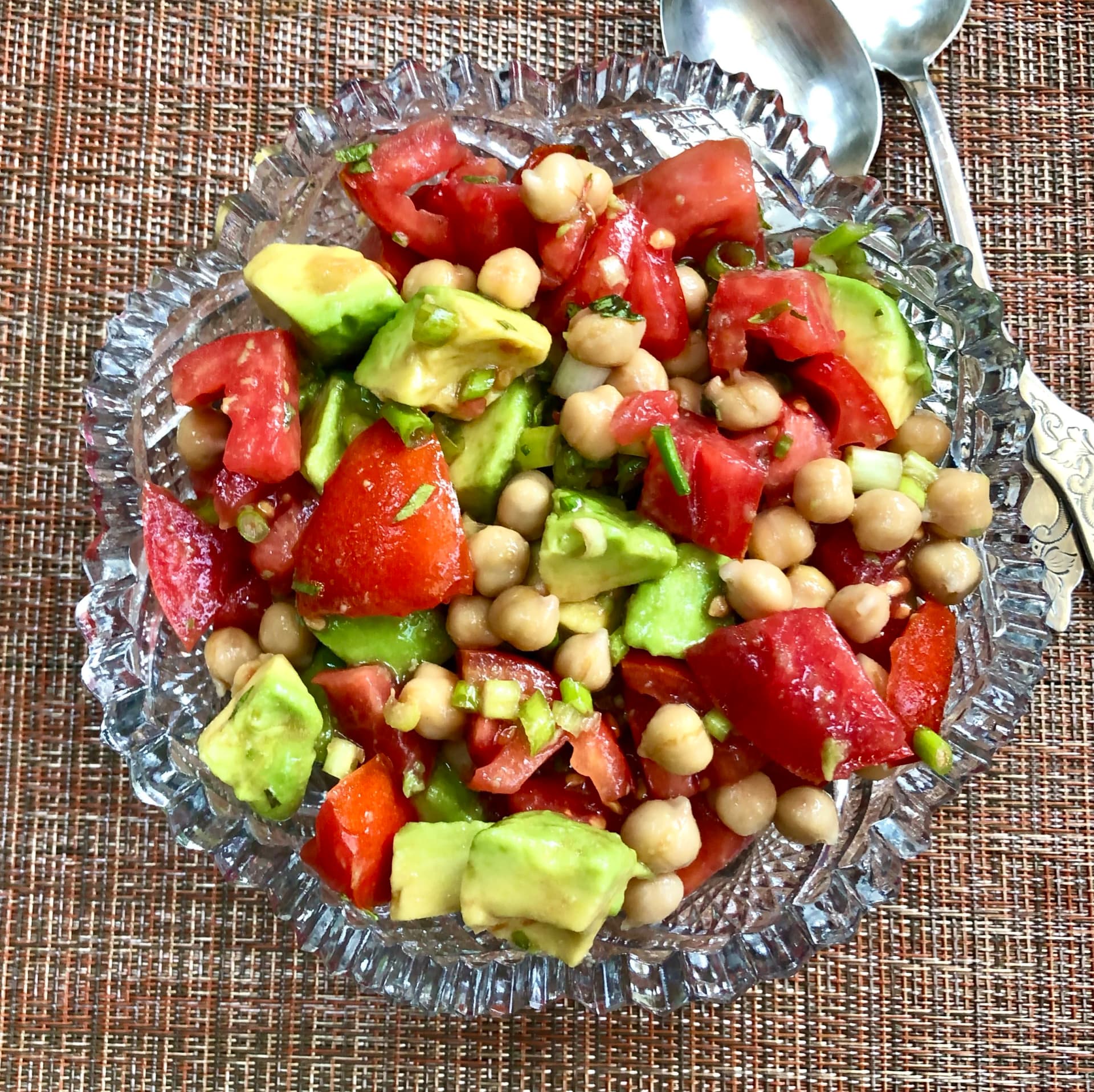 Tomato, Avocado and Chick Pea Salad