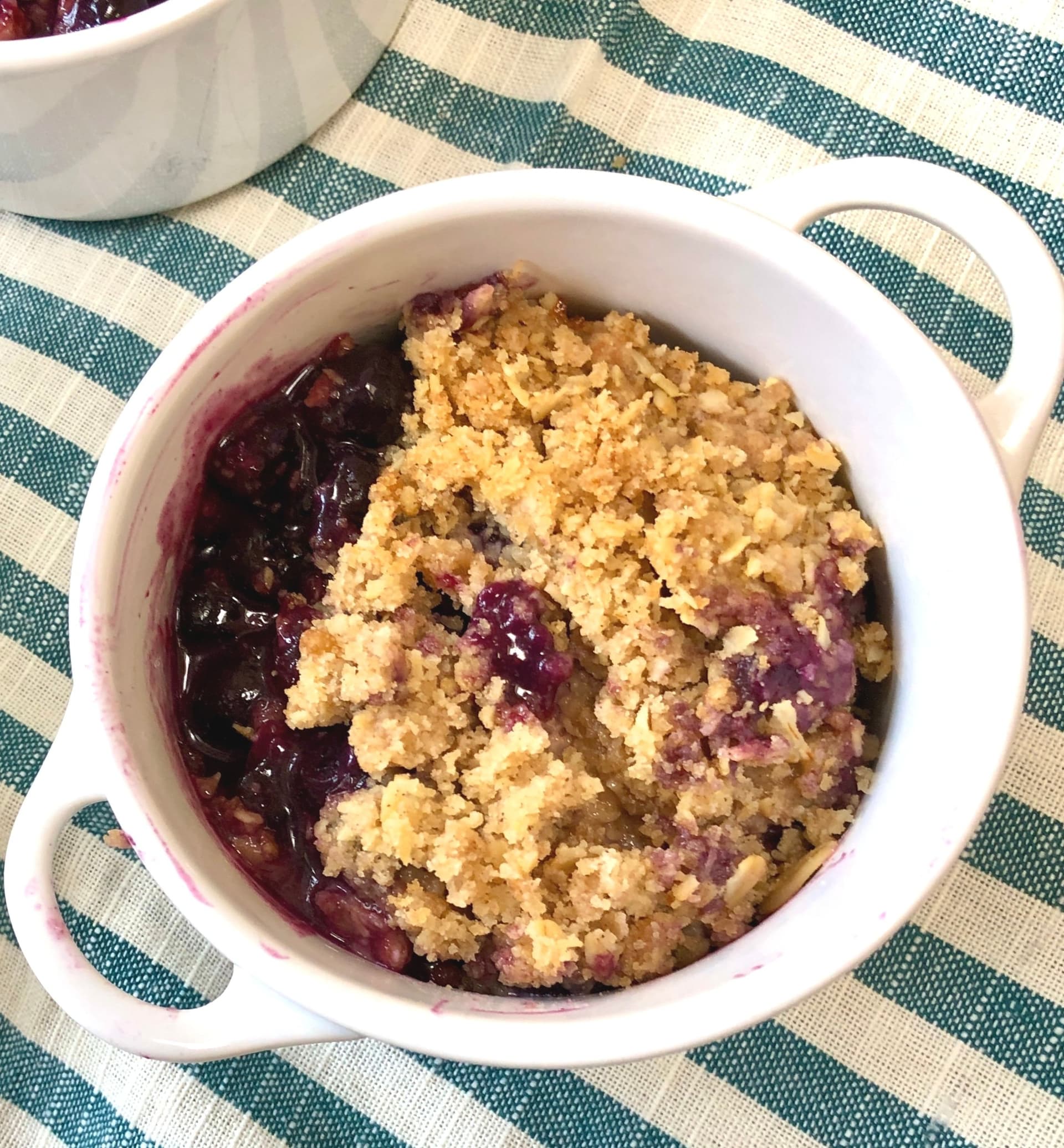 Nectarine and Blueberry Crisp